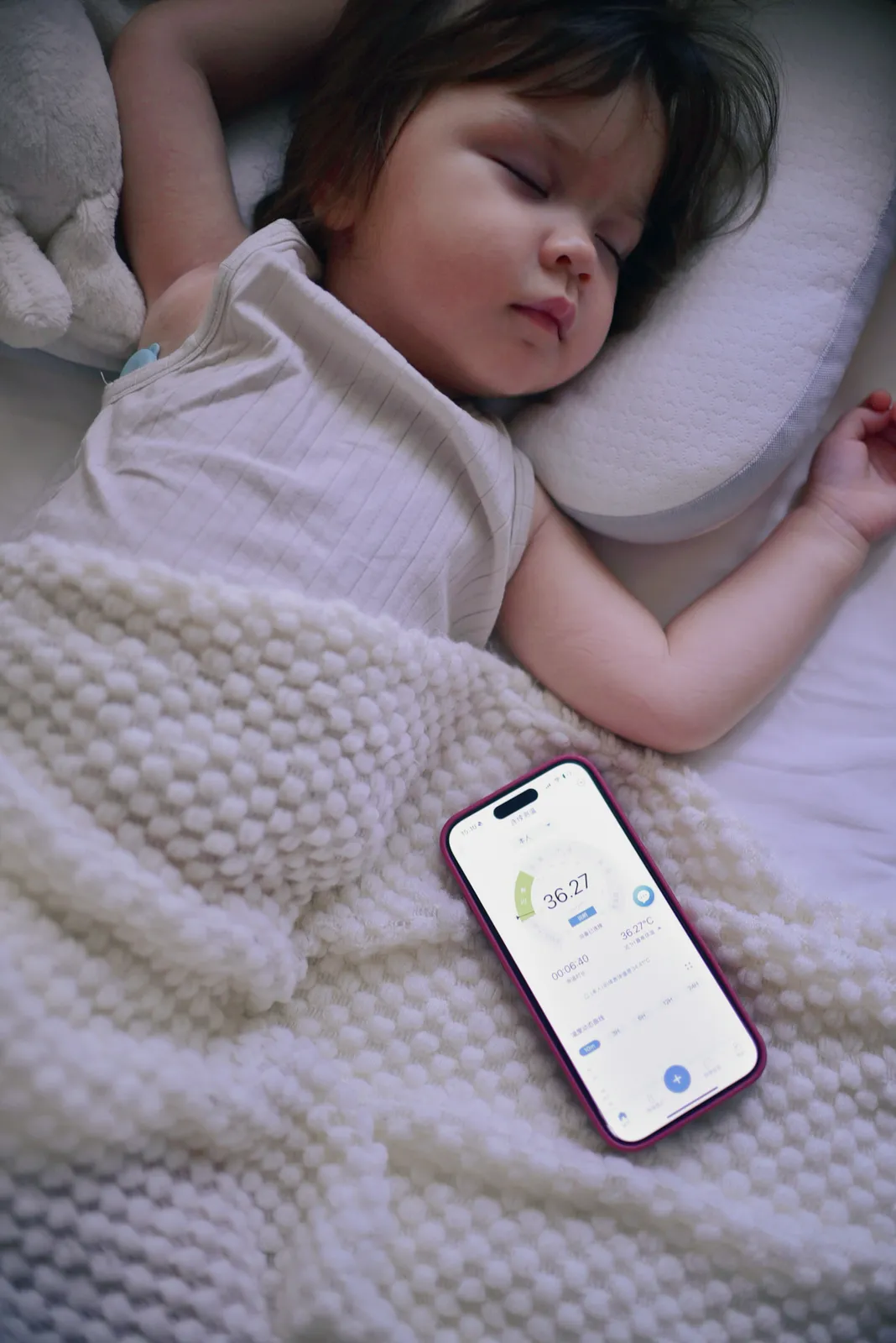 24h wearable fever monitoring — every 5 seconds